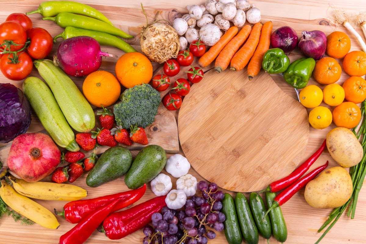 Protein-rich foods including fish, eggs, and legumes